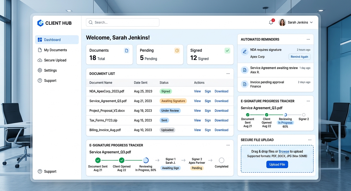 Client portal
